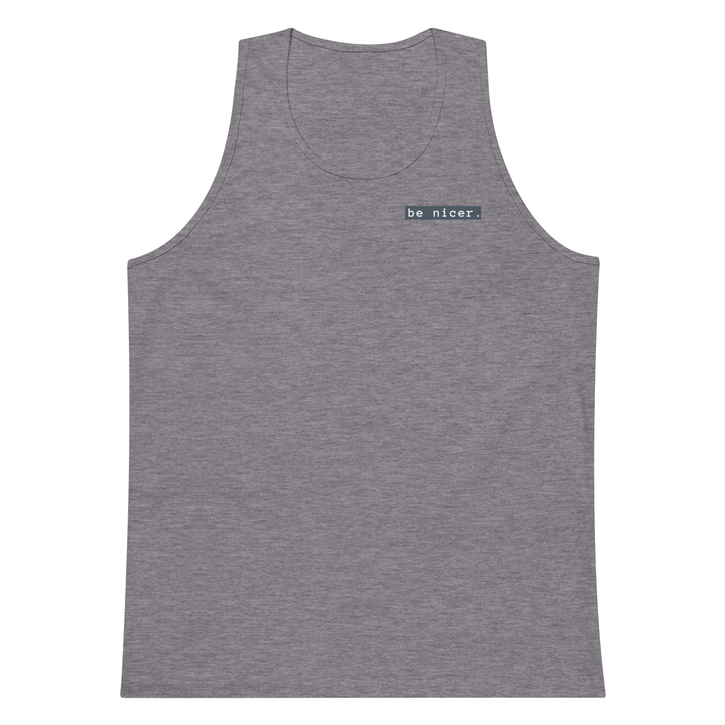 The be nicer men's tank top