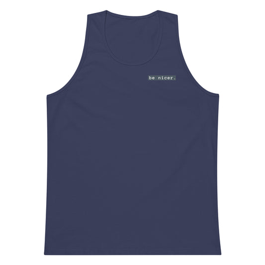 The be nicer men's tank top