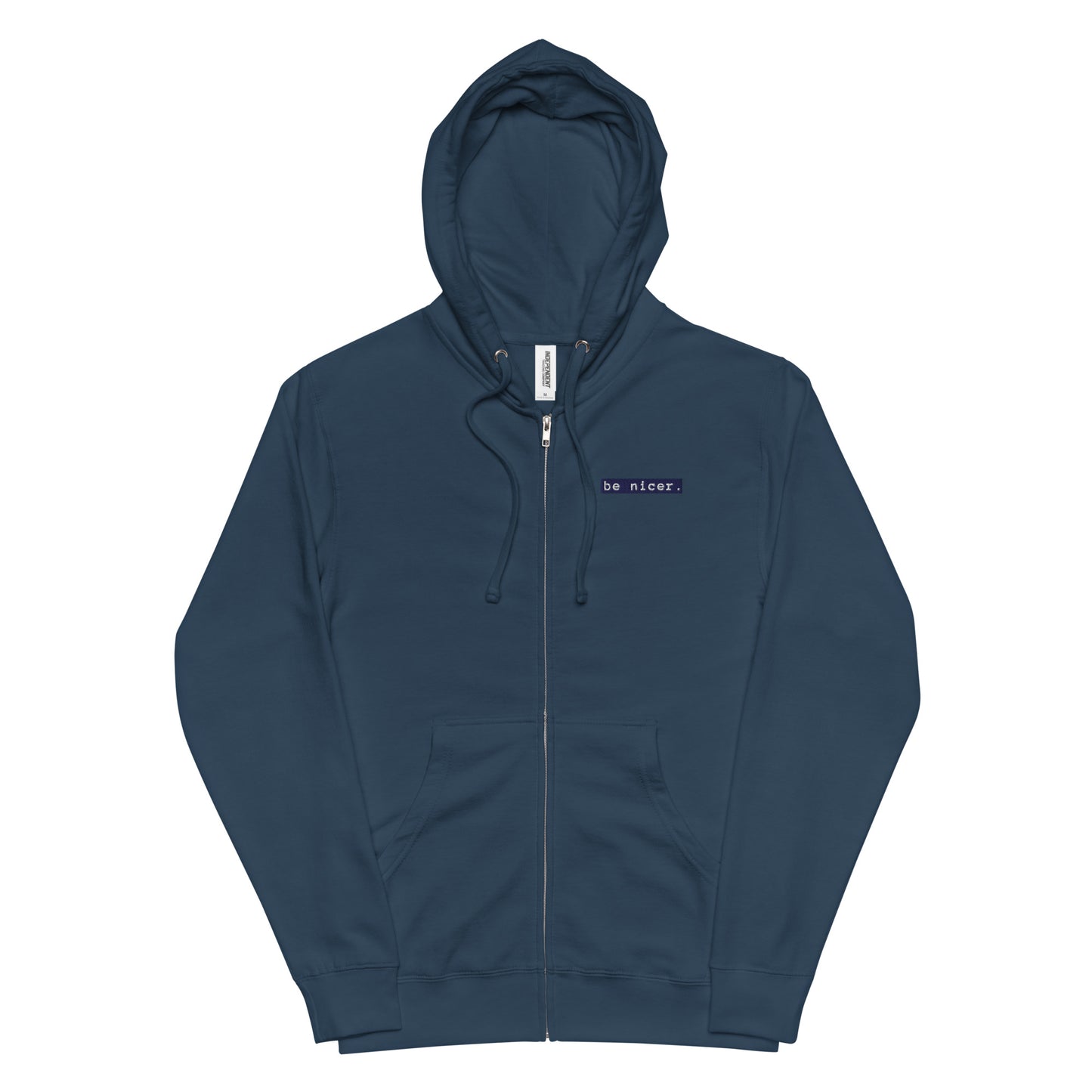 The be nicer fleece zip up hoodie