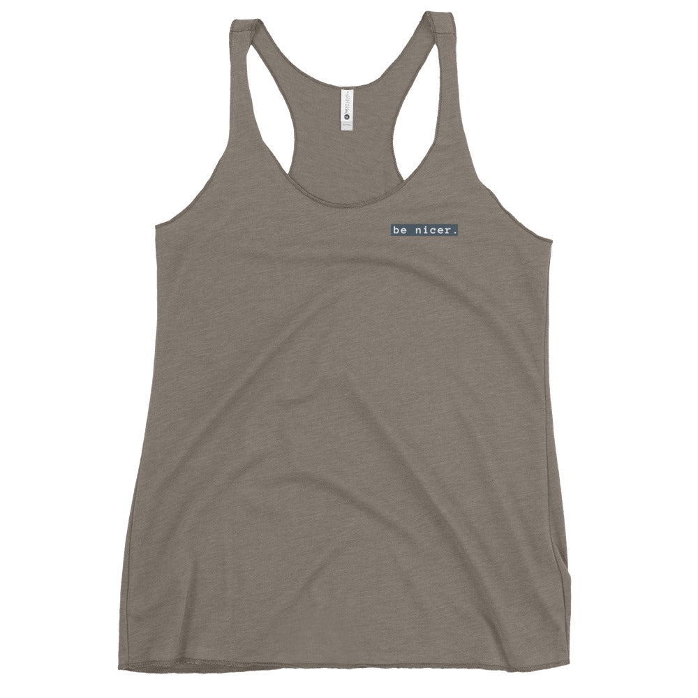 The be nicer women's tank